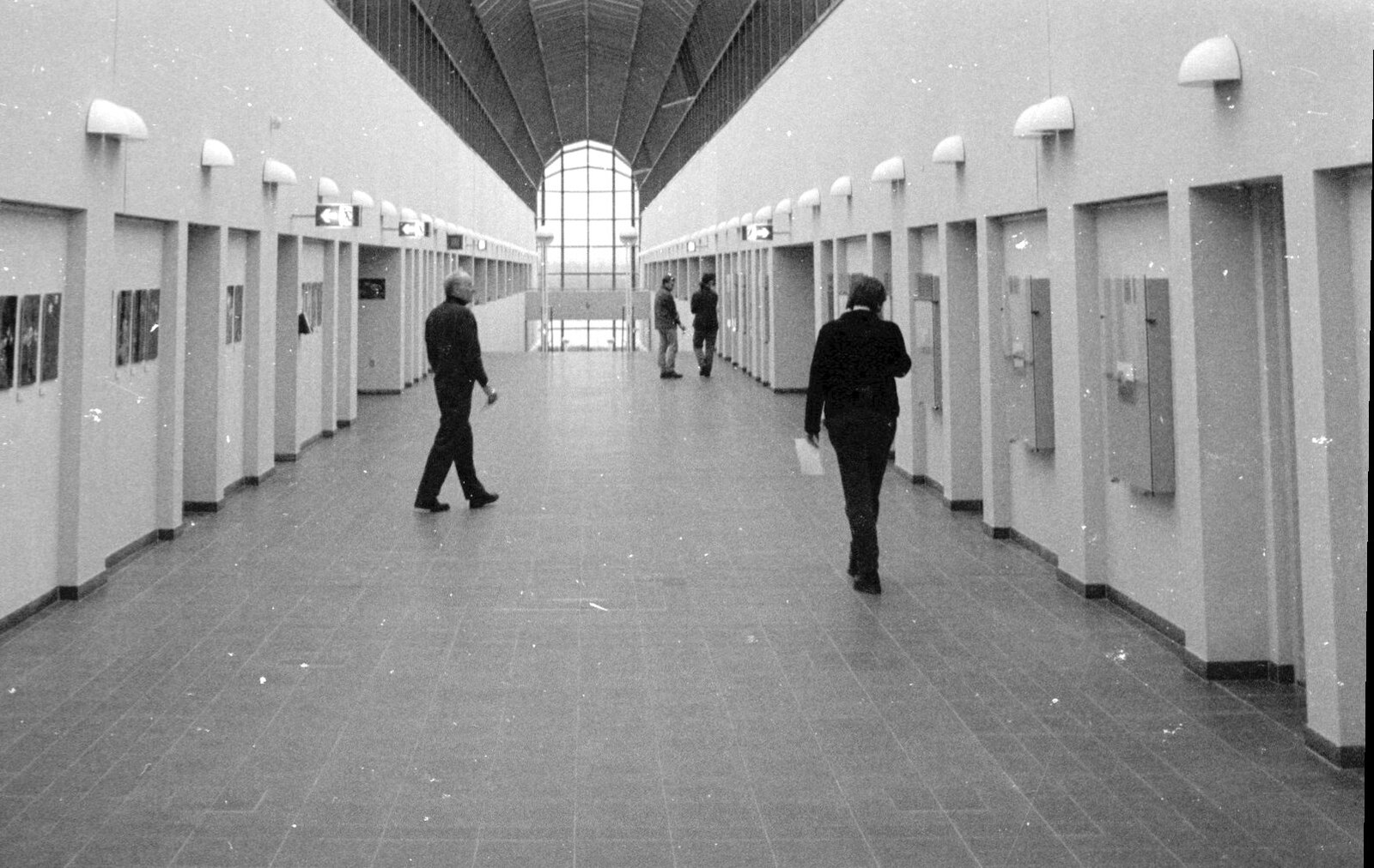 People roam around in the Arktikum from A Trip to Rovaniemi and the Arctic Circle, Lapland, Finland - 28th November 1999
