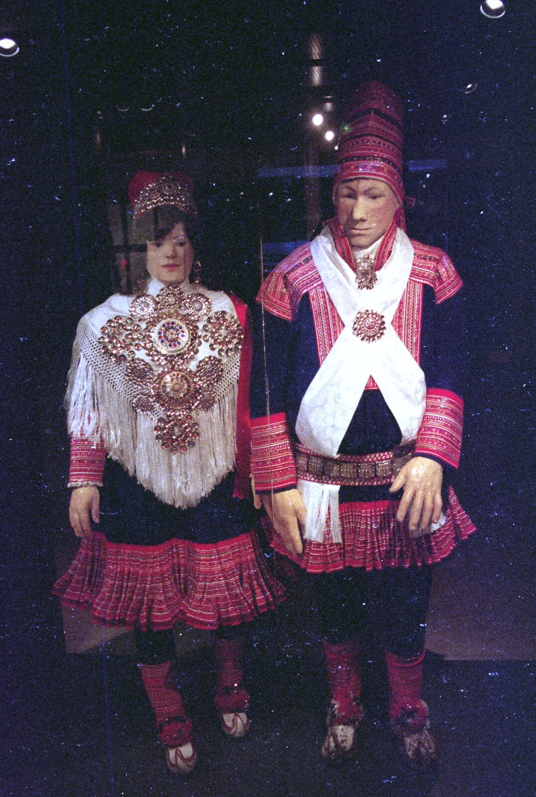 A display of traditional Sami dress from A Trip to Rovaniemi and the Arctic Circle, Lapland, Finland - 28th November 1999
