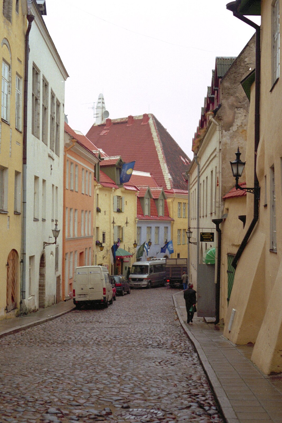 A quaint Tallinn street from A Day Trip to Tallinn, Estonia - 2nd December 1999