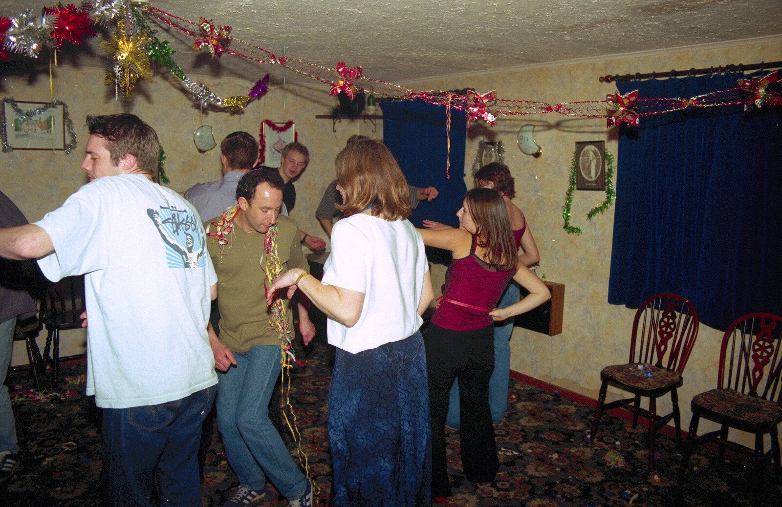 More funky moves from New Year's Eve at The Swan Inn, Brome, Suffolk - 31st December 1999