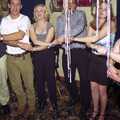 Some robust singing occurs, New Year's Eve at The Swan Inn, Brome, Suffolk - 31st December 1999