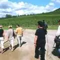 The film crew follows the tour around, A Trip to the Zoo, Sydney, Australia - 7th April 2000