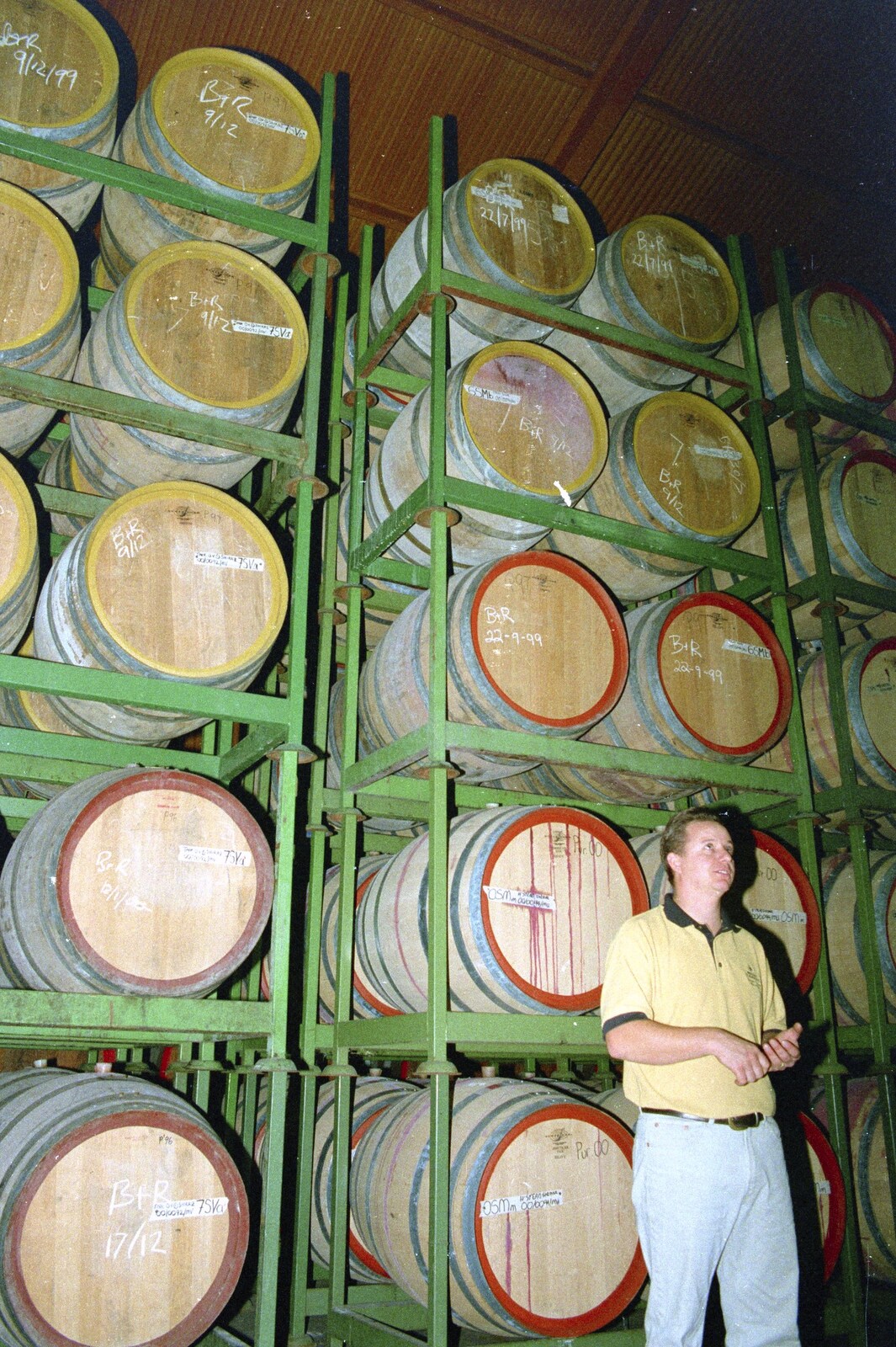 Loads of wine in barrels, maturing from A Trip to the Zoo, Sydney, Australia - 7th April 2000