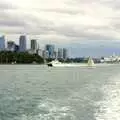 A catermeran speeds out of the harbour, A Trip to the Zoo, Sydney, Australia - 7th April 2000