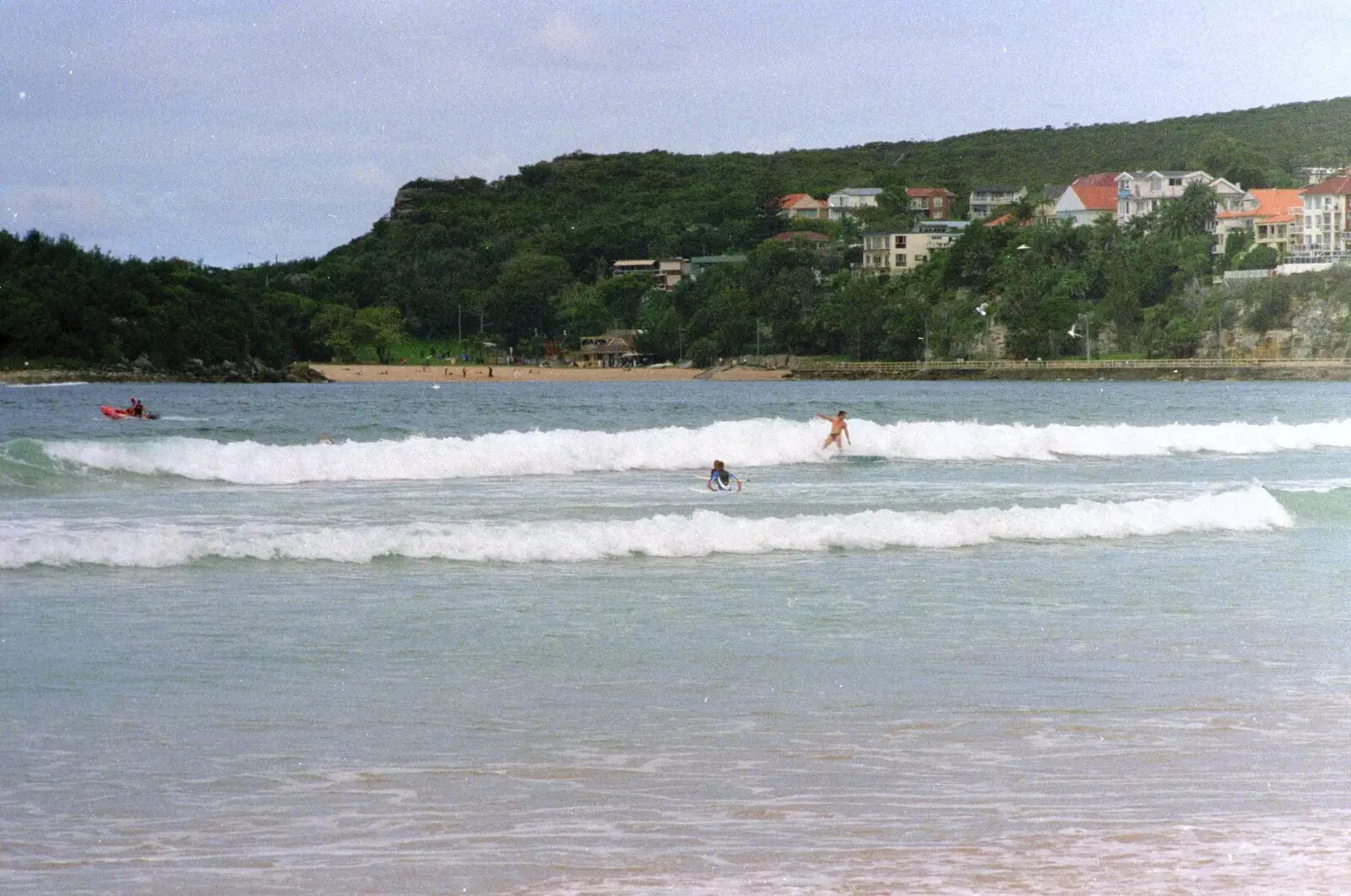 On the beach, from A Trip to the Zoo, Sydney, Australia - 7th April 2000