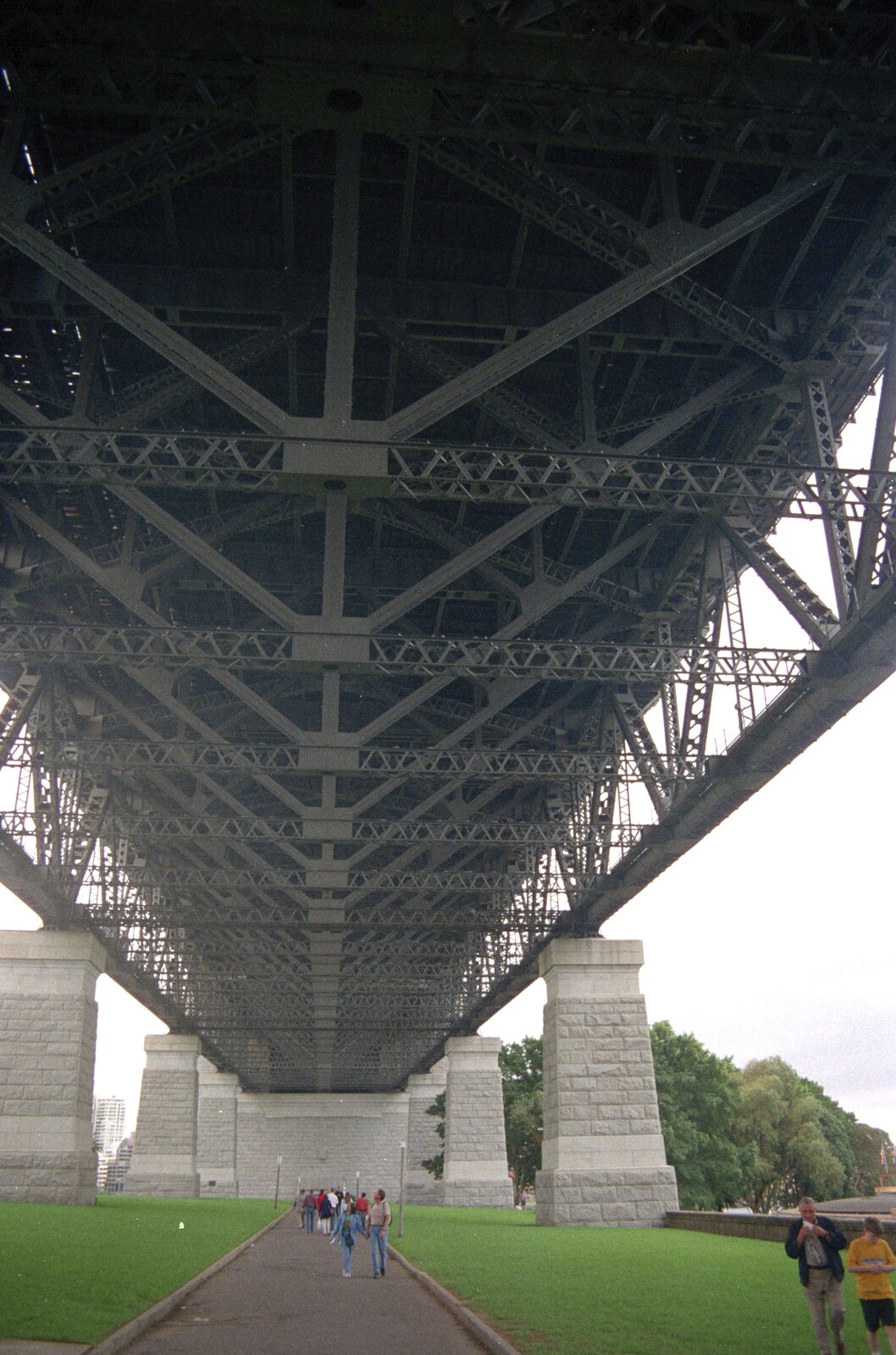 Under the Sydney Harbour Bridge from A Trip to the Zoo, Sydney, Australia - 7th April 2000