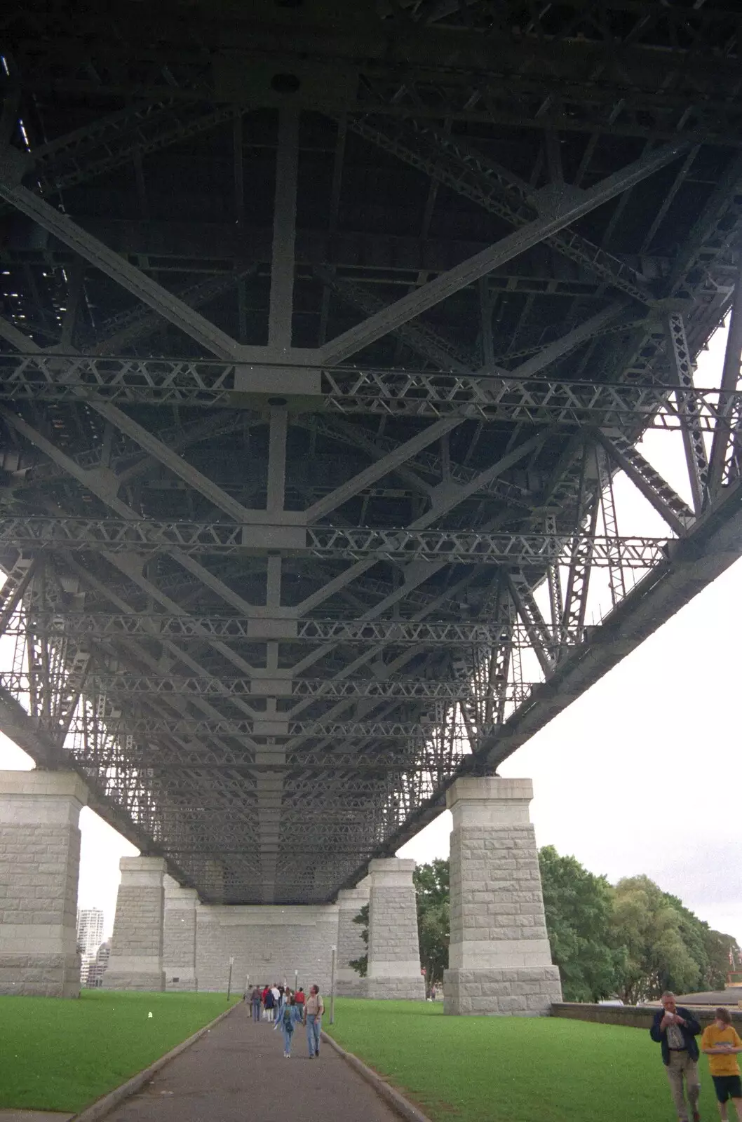 Under the Sydney Harbour Bridge, from A Trip to the Zoo, Sydney, Australia - 7th April 2000