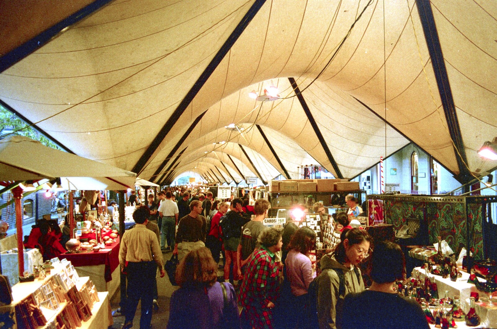 Inside the Rocks market from A Trip to the Zoo, Sydney, Australia - 7th April 2000