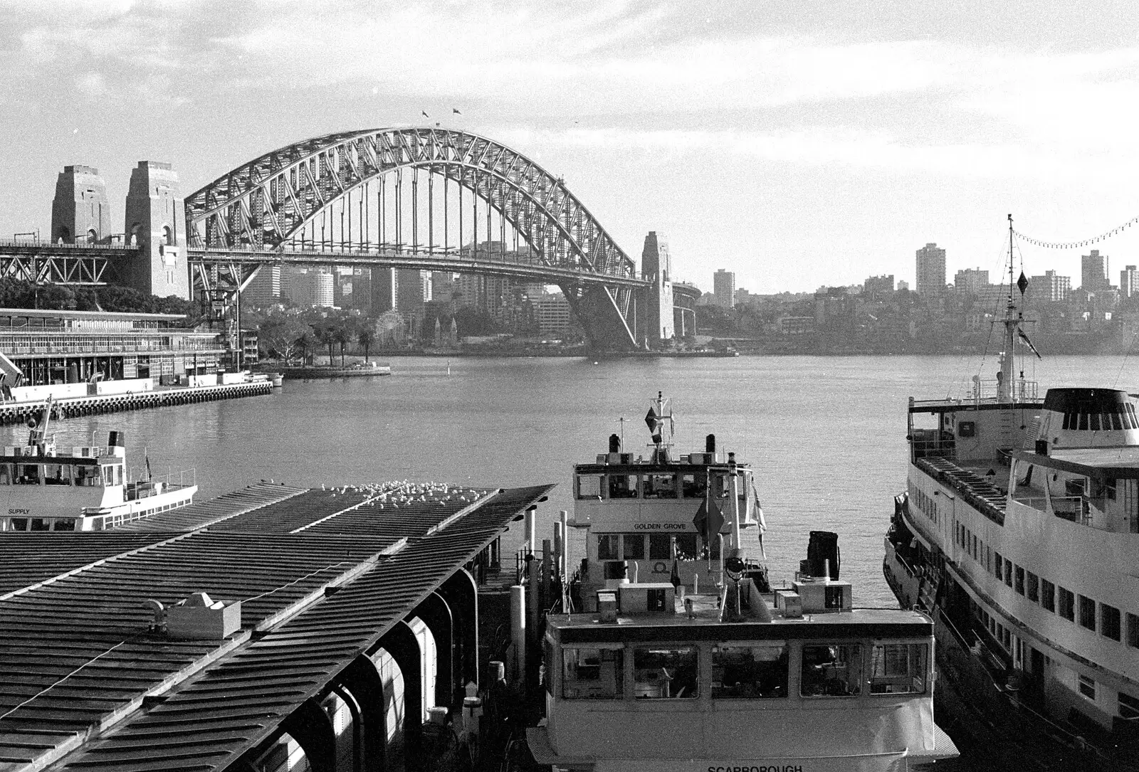 The view from the station at Circular Quay, from A Trip to the Zoo, Sydney, Australia - 7th April 2000