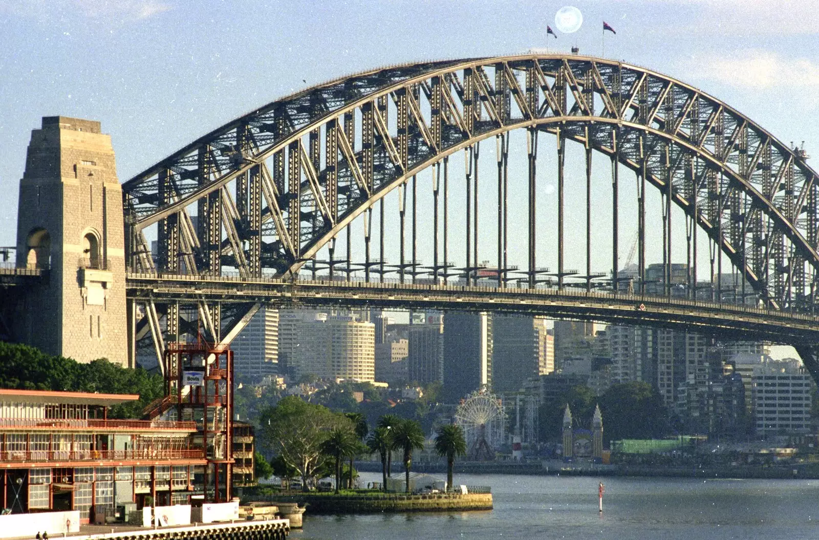 Sydney Harbour Bridge, from A Trip to the Zoo, Sydney, Australia - 7th April 2000