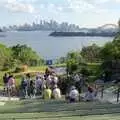 The crowds gather for a bird demo, A Trip to the Zoo, Sydney, Australia - 7th April 2000