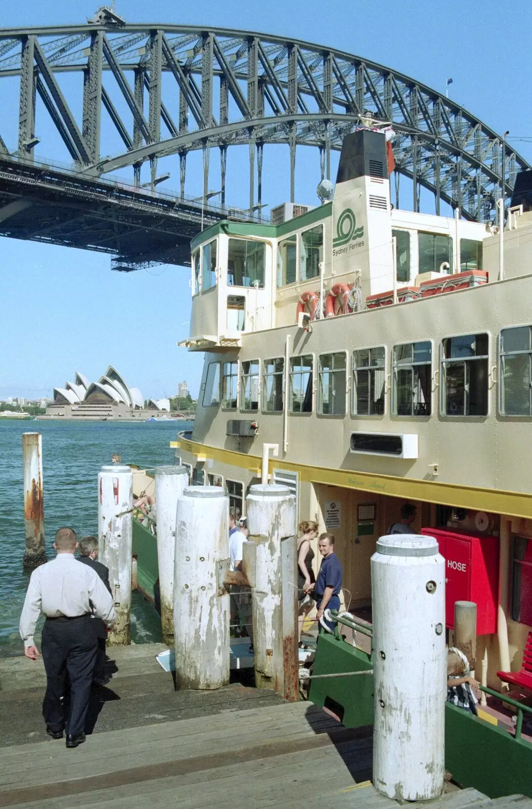 The ferry at Milson's Point, from A Trip to the Zoo, Sydney, Australia - 7th April 2000