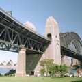 A view of the bridge from North Sydney, A Trip to the Zoo, Sydney, Australia - 7th April 2000