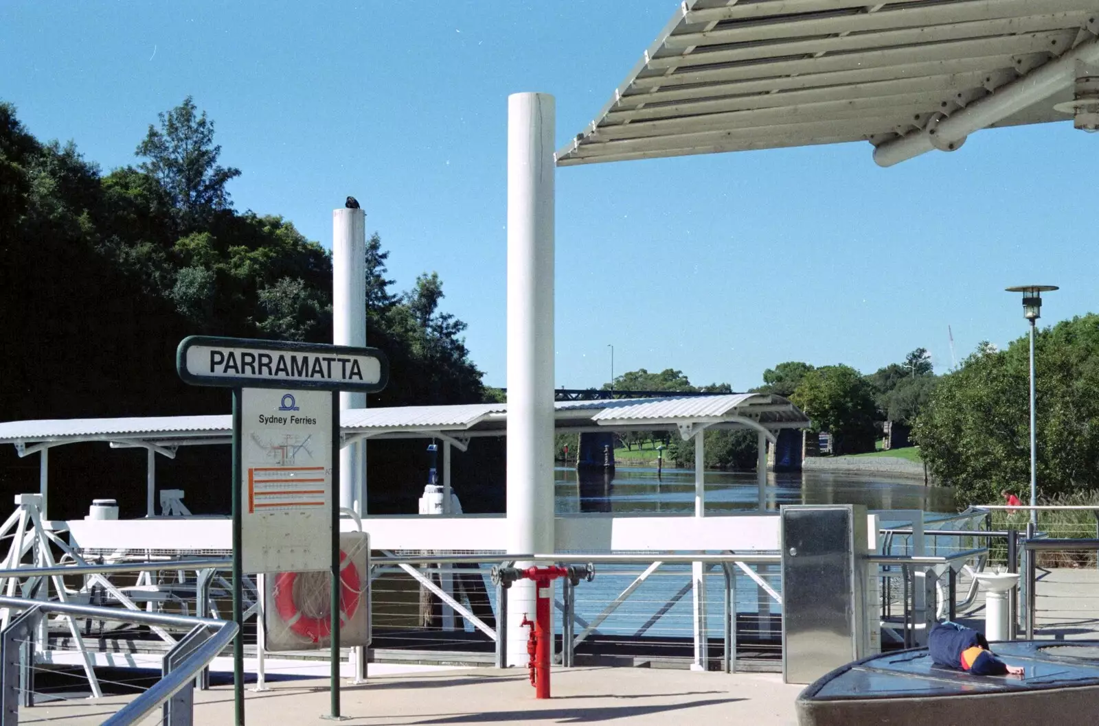 Parramatta ferry terminal, from A Trip to the Blue Mountains, New South Wales, Australia - 12th April 2000