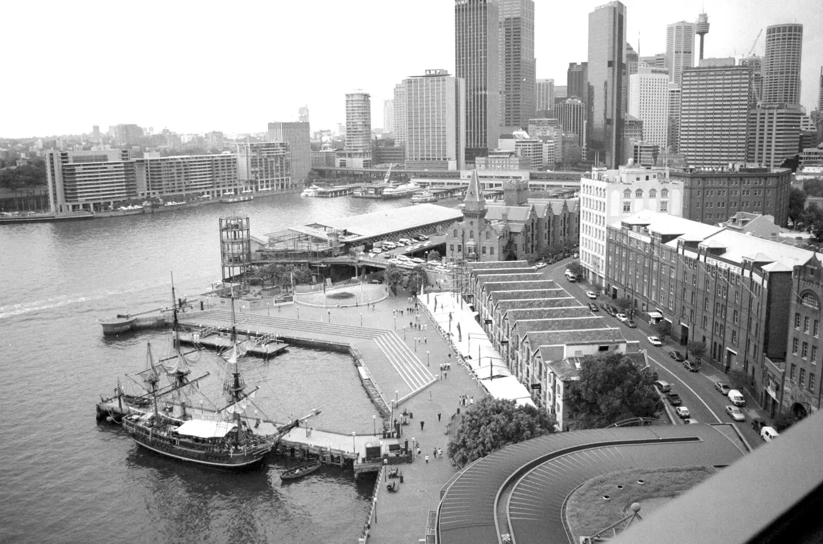 Circular Quay and the edge of The Rocks, from A Trip to the Blue Mountains, New South Wales, Australia - 12th April 2000