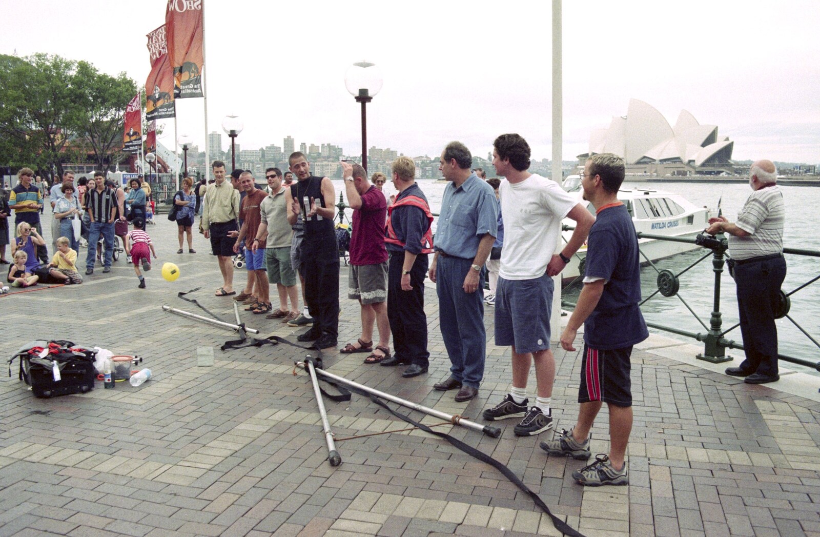 Members of the audience are roped in from A Trip to the Blue Mountains, New South Wales, Australia - 12th April 2000