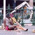 An Aboriginal didgeridoo player, A Trip to the Blue Mountains, New South Wales, Australia - 12th April 2000