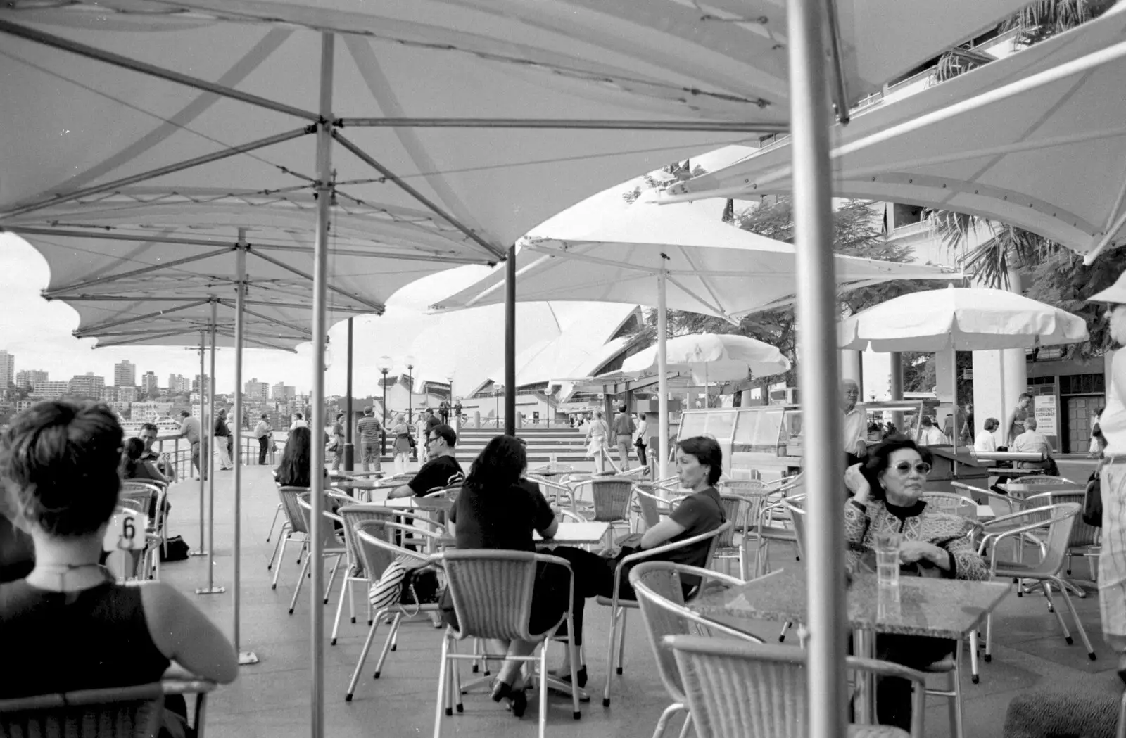 Café life by the opera house, from A Trip to the Blue Mountains, New South Wales, Australia - 12th April 2000