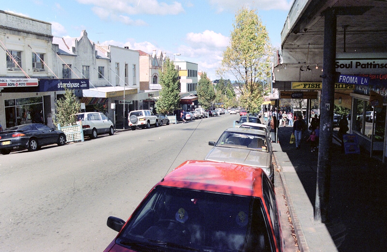 The High Street in Parramatta from A Trip to the Blue Mountains, New South Wales, Australia - 12th April 2000