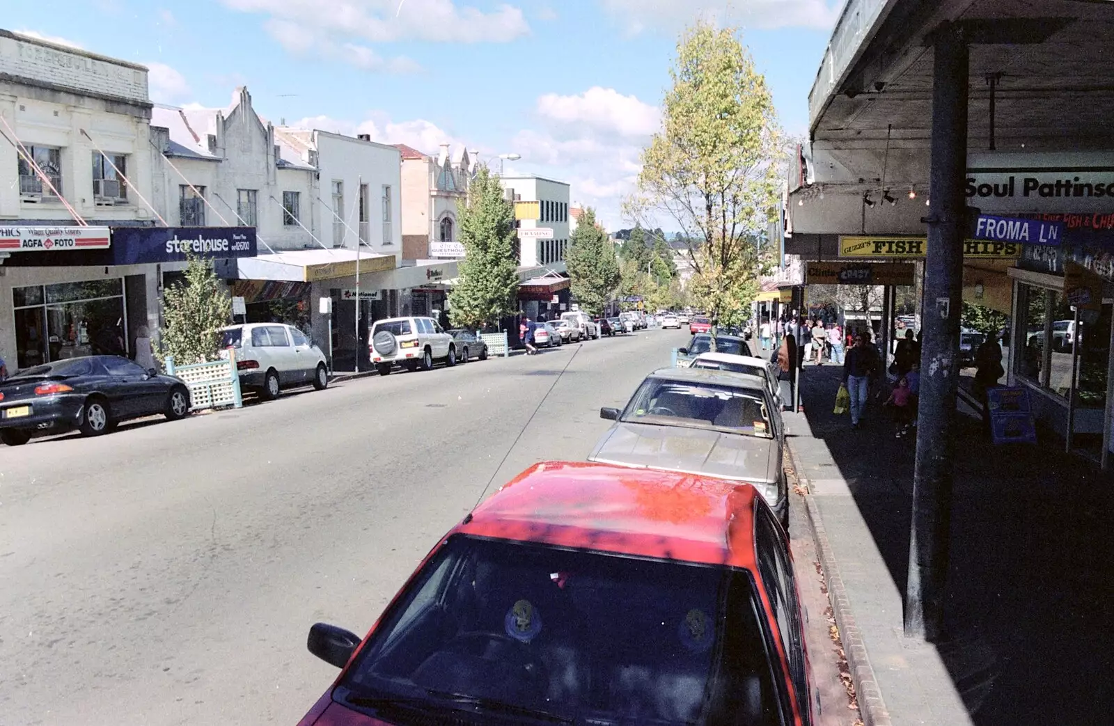 The High Street in Parramatta, from A Trip to the Blue Mountains, New South Wales, Australia - 12th April 2000