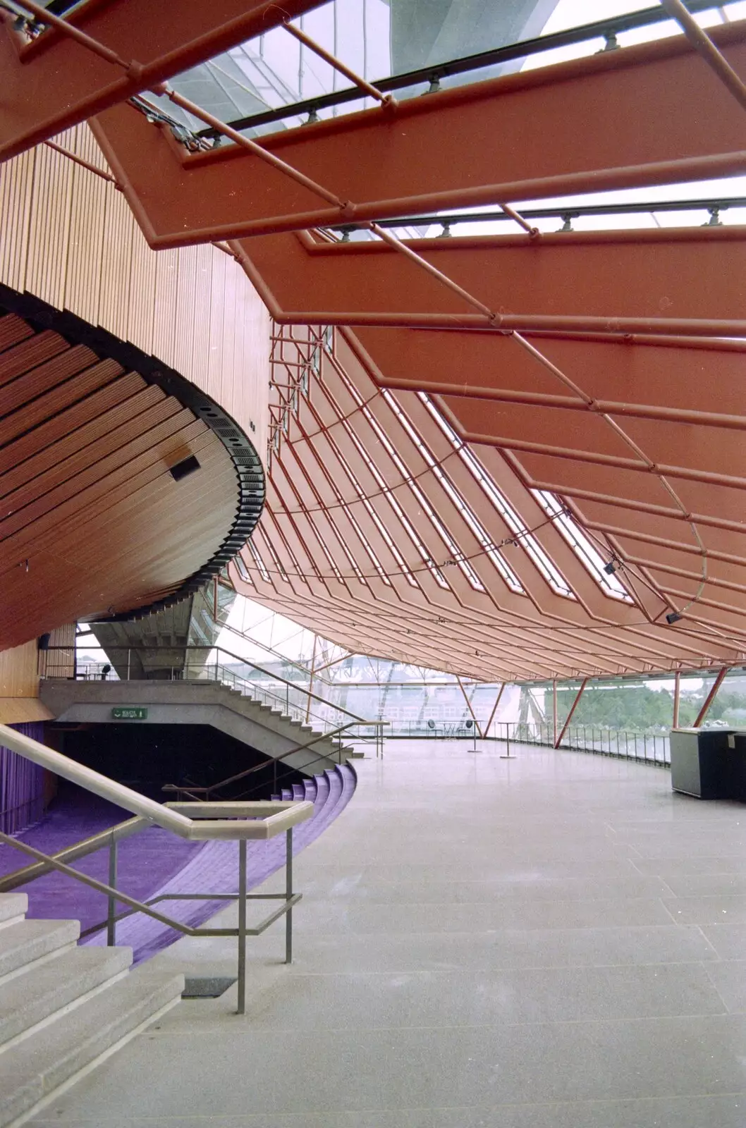 The architecture of the opera house, from A Trip to the Blue Mountains, New South Wales, Australia - 12th April 2000