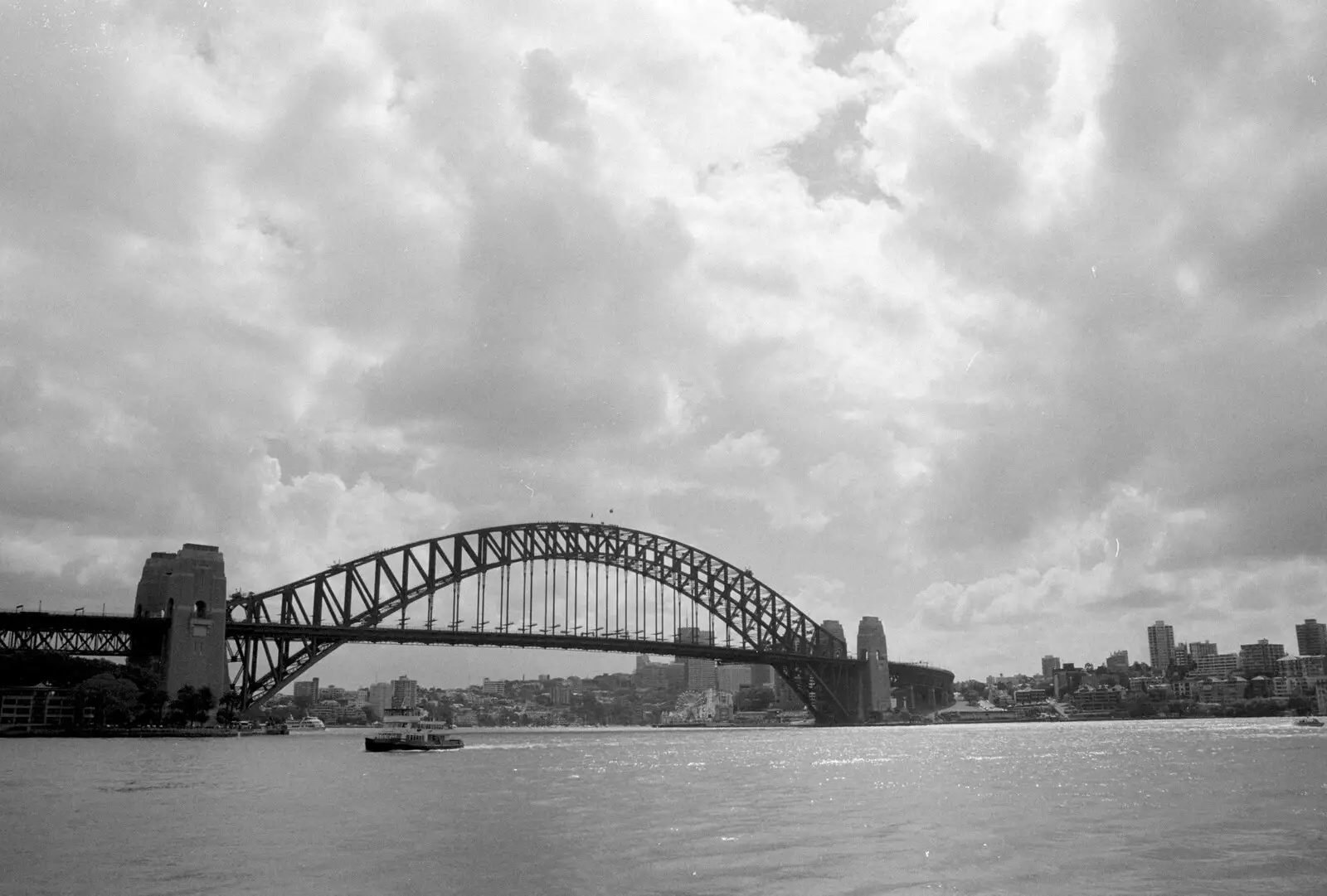 The harbour bridge (again), from A Trip to the Blue Mountains, New South Wales, Australia - 12th April 2000