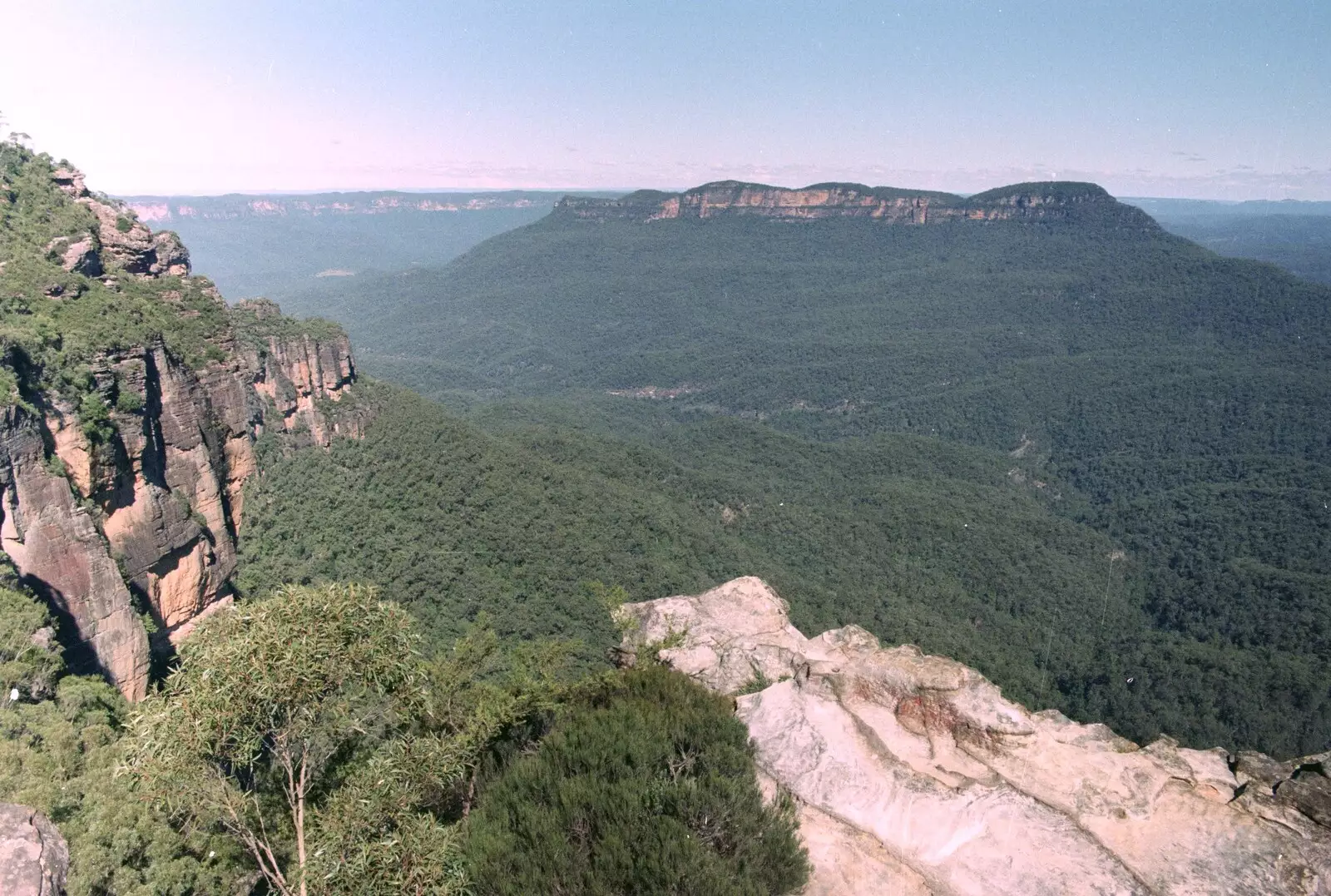 A wide vista in the Blue Mountains, from A Trip to the Blue Mountains, New South Wales, Australia - 12th April 2000