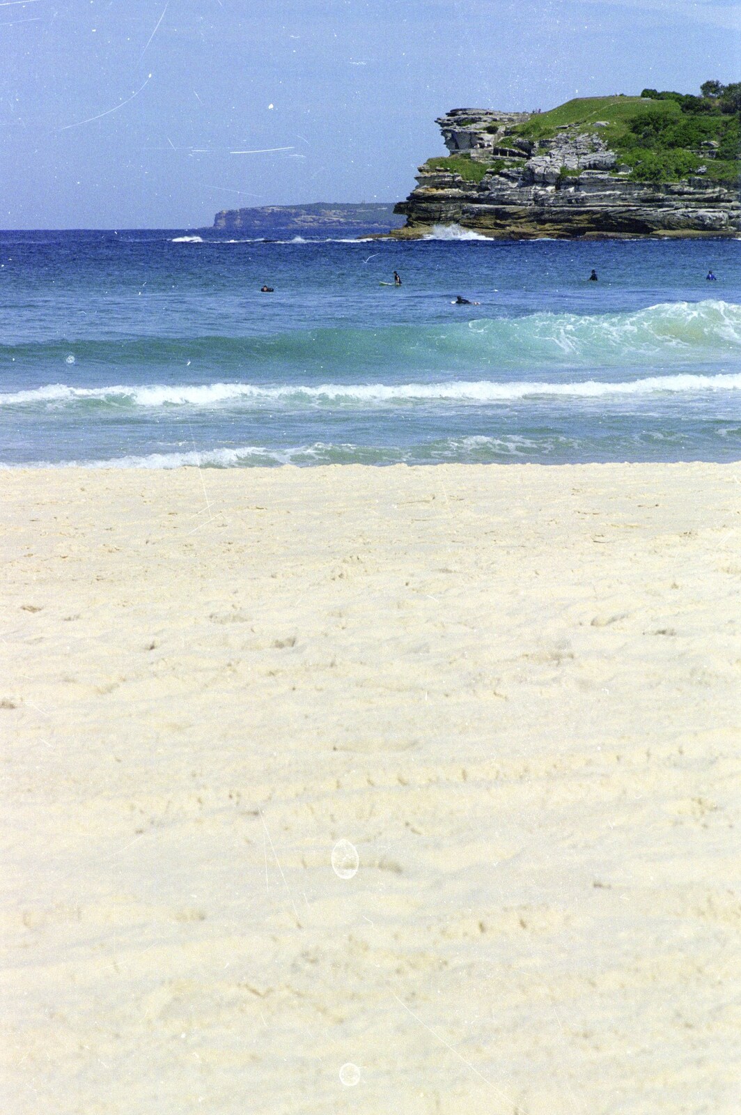 The pale gold sands of Bondi from Sydney Triathlon, Sydney, Australia - 16th April 2000