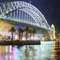Sydney Harbour Bridge at night, Sydney Triathlon, Sydney, Australia - 16th April 2000