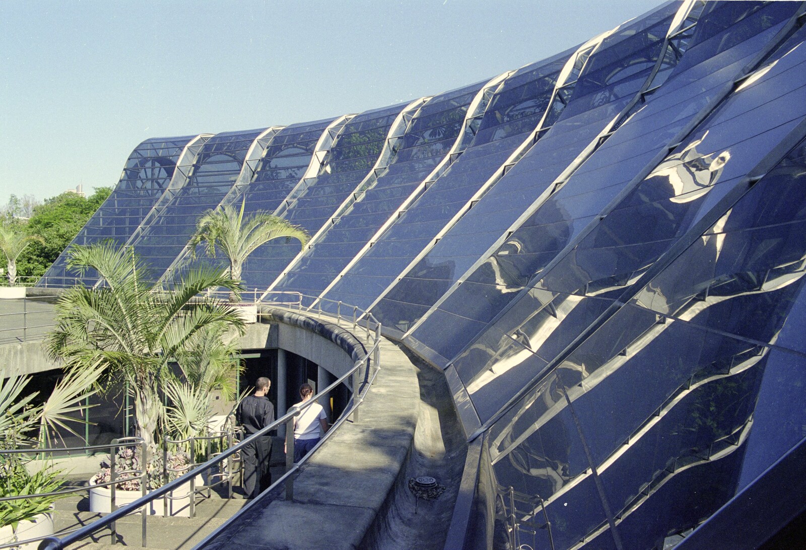 Funky greenhouses at the Botanical Gardens from Sydney Triathlon, Sydney, Australia - 16th April 2000
