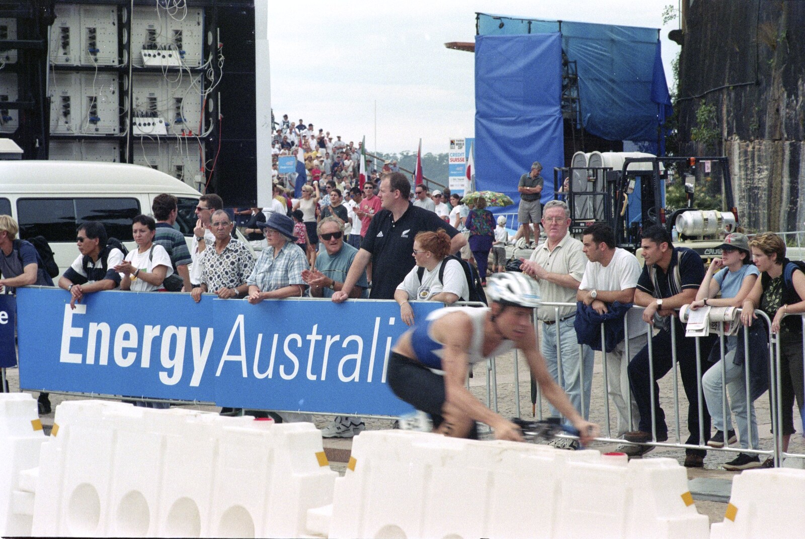 Crowd scenes at the Sydney Triathalon from Sydney Triathlon, Sydney, Australia - 16th April 2000