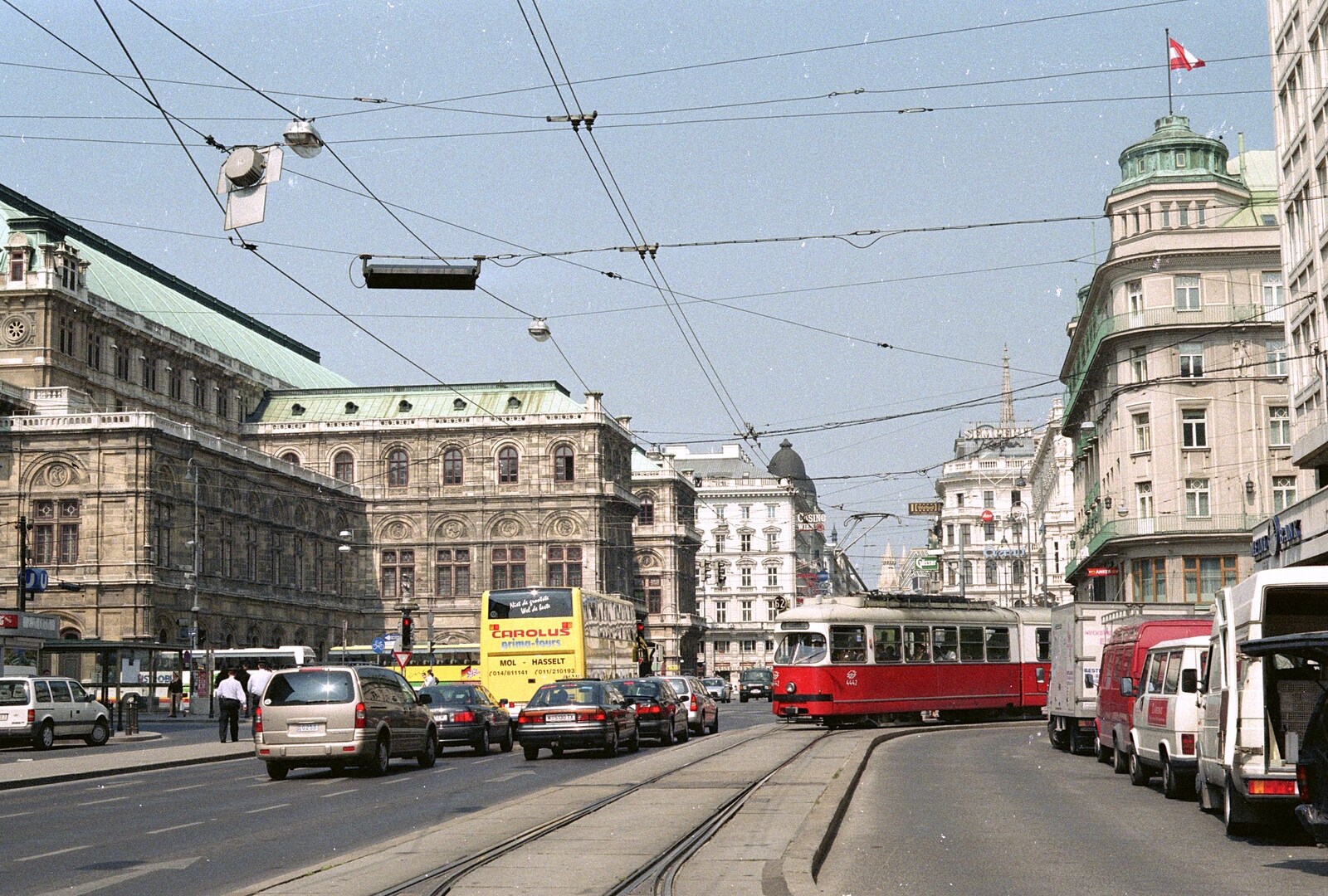 A Wien tram from A Postcard From Hofburg Palace, Vienna, Austria - 18th April 2000