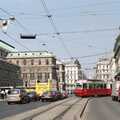 A Wien tram, A Postcard From Hofburg Palace, Vienna, Austria - 18th April 2000