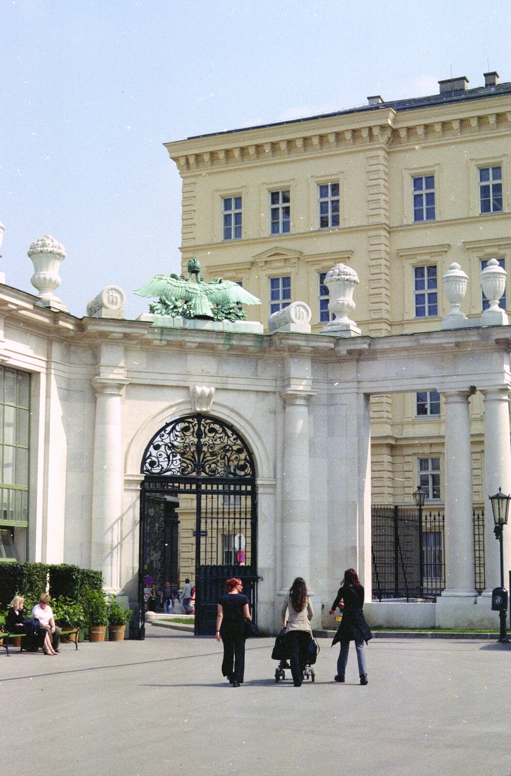 A gate somewhere from A Postcard From Hofburg Palace, Vienna, Austria - 18th April 2000
