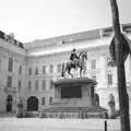 A Dali-esque molten watch outside Hofburg Palace, A Postcard From Hofburg Palace, Vienna, Austria - 18th April 2000