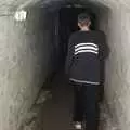 The Boy Phil in the war room tunnels, A BSCC Bike Ride to Gravelines, Pas de Calais, France - 11th May 2000