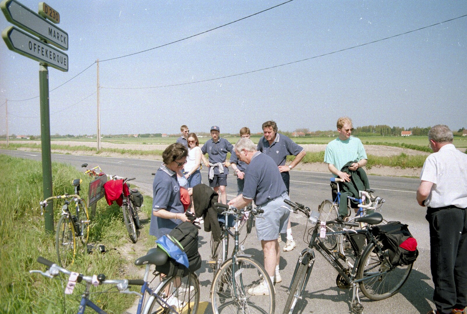 Loads of bikes and panniers from A BSCC Bike Ride to Gravelines, Pas de Calais, France - 11th May 2000