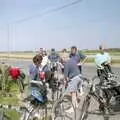 Loads of bikes and panniers, A BSCC Bike Ride to Gravelines, Pas de Calais, France - 11th May 2000