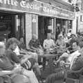 Outside the Sainte Cécile Taverne and friterie, A BSCC Bike Ride to Gravelines, Pas de Calais, France - 11th May 2000