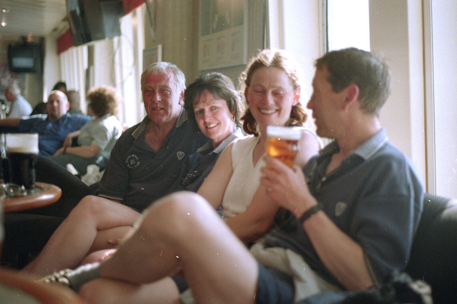 Colin, Jill, Pippa and Apple from A BSCC Bike Ride to Gravelines, Pas de Calais, France - 11th May 2000