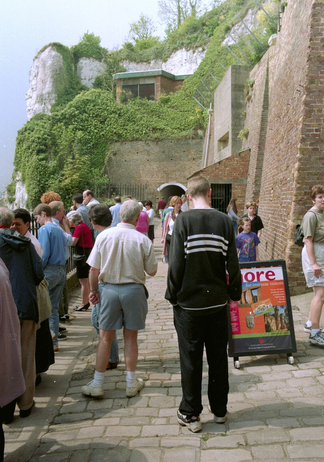 Tourists mill around from A BSCC Bike Ride to Gravelines, Pas de Calais, France - 11th May 2000