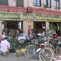 A BSCC Bike Ride to Gravelines, Pas de Calais, France - 11th May 2000, Massed bikes outside Le Sainte Cecile