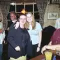 Helen, Lorraine and Neil trying not escape, Wavy's Thirtieth Birthday, The Swan Inn, Brome, Suffolk - 24th May 2000