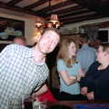 Apple leans over, Wavy's Thirtieth Birthday, The Swan Inn, Brome, Suffolk - 24th May 2000