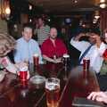 CISU at the Dhaka Diner, Tacket Street, Ipswich - 25th May 2000, A pub full of ISIS: Joe, Dan, Julian Laughlin, Rob Grimley, Carl Rhoden, Roy 'Macca P' and Lesley