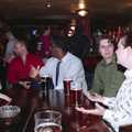 CISU at the Dhaka Diner, Tacket Street, Ipswich - 25th May 2000, More beer drinking