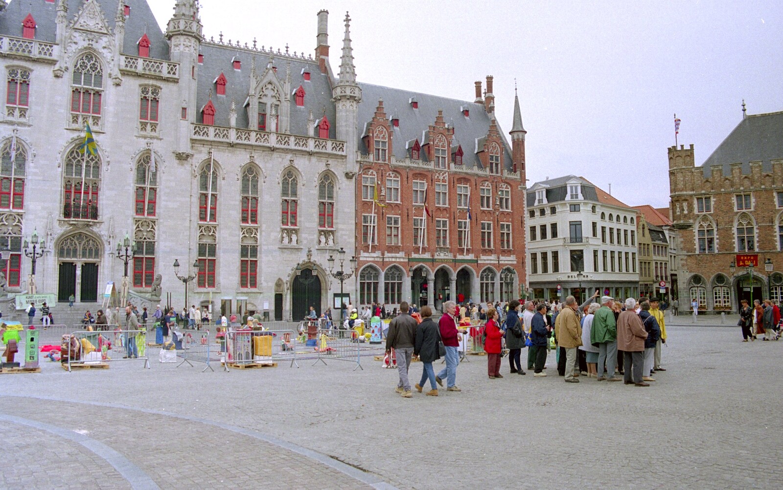 The Hotel du Ville in the Grande Place from CISU: An SCC Day-Trip to Bruges, Belgium - 26th May 2000
