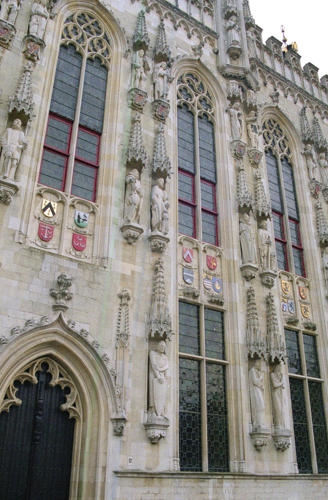 Close-up of the Hotel du Ville from CISU: An SCC Day-Trip to Bruges, Belgium - 26th May 2000