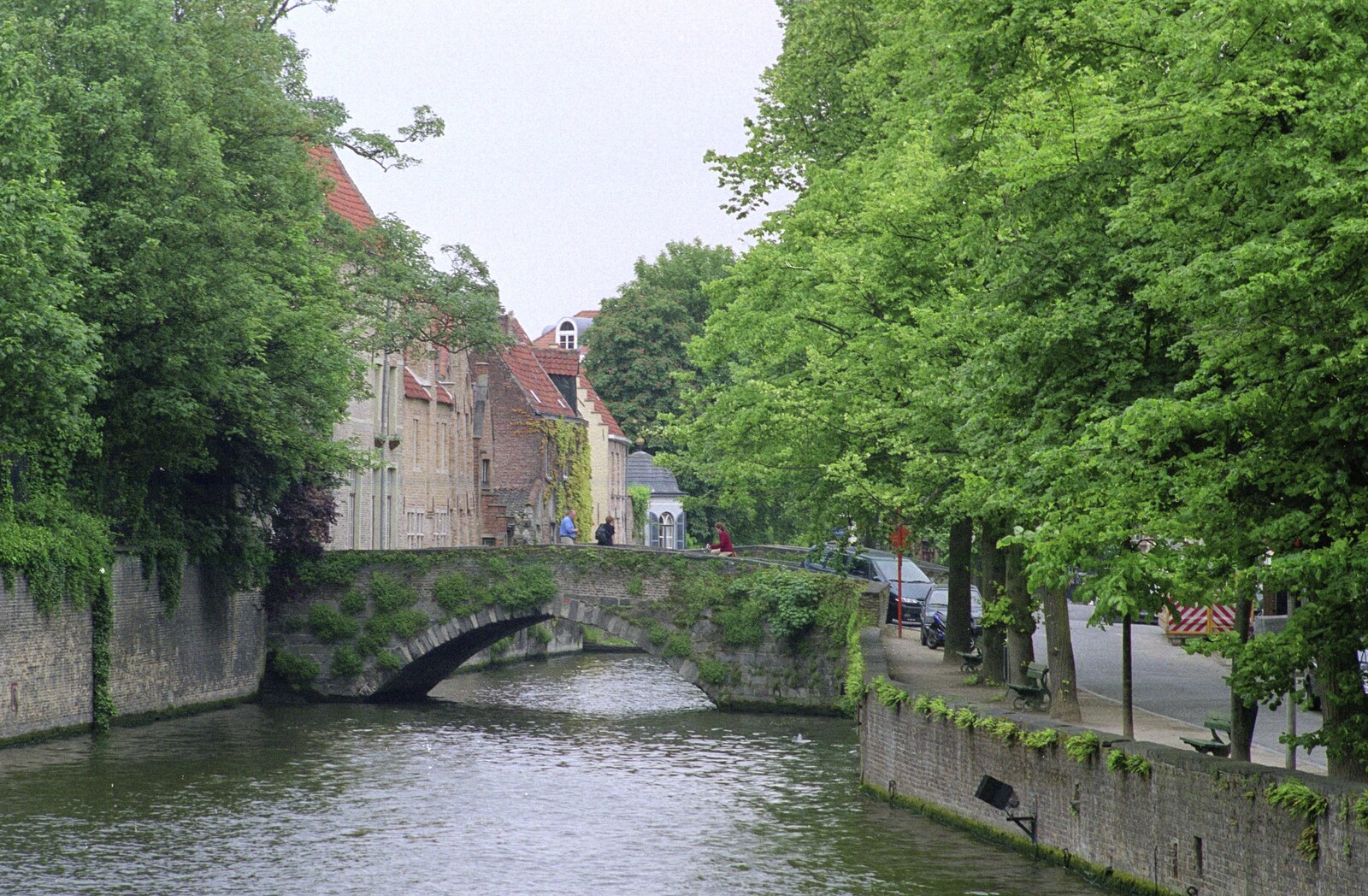 Peaceful river scene from CISU: An SCC Day-Trip to Bruges, Belgium - 26th May 2000