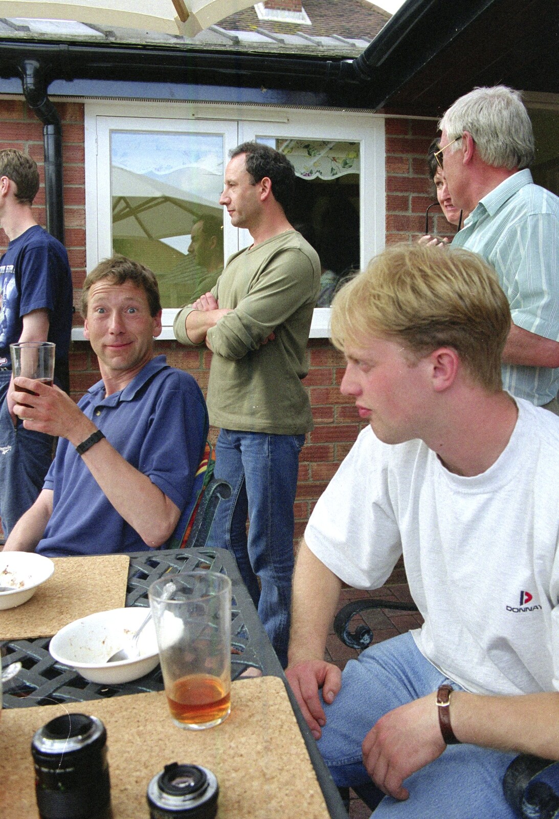 Apple looks surprised from Colin and Jill's Barbeque, Suffolk - 28th May 2000